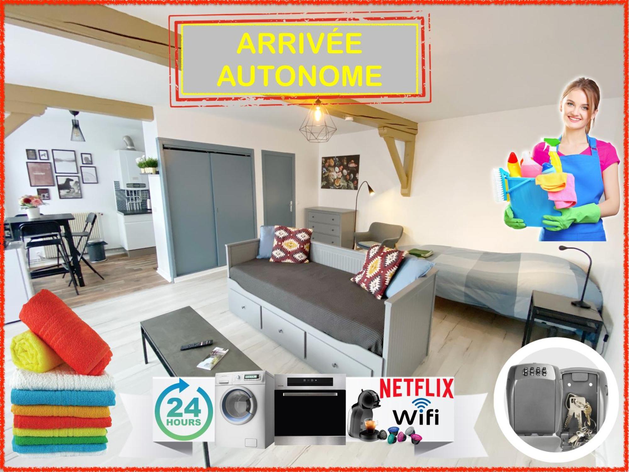 סן-אטיין 015 Chic & Cosy Studio 41M2 Hypercentre Wifi Smart Tv Netflix מראה חיצוני תמונה
